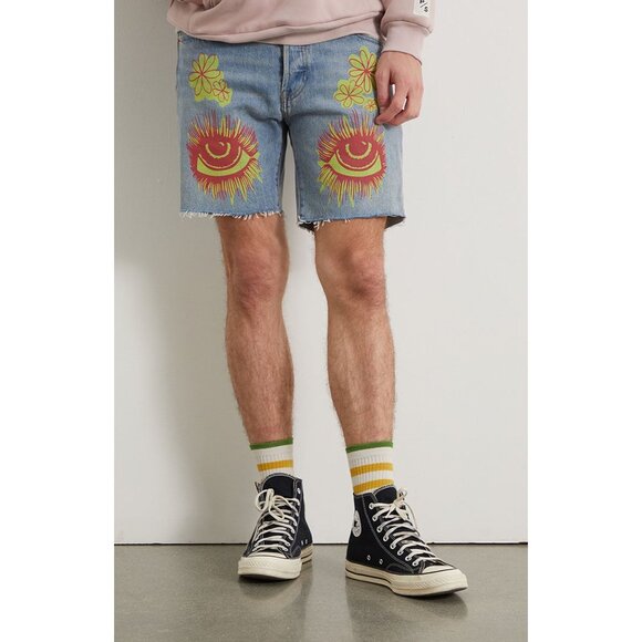 NWT Levi's 501 '93 Cutt Off Denim Shorts-sz W 33” L7” - Picture 1 of 13
